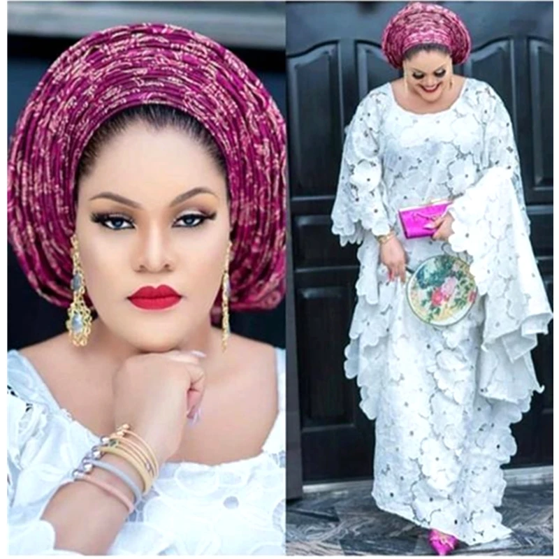 High Quality African Tulle Guipure Cord Lace Fabric Latest Nigerian French Cord Lace Fabric With Stones For Dress 1696