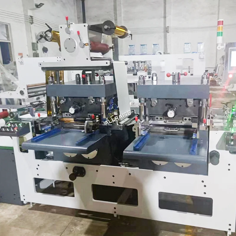 High Speed Roll to Roll Hot Foil Stamping Die Cut Machine Rotary Hot Foil Stamping And Die Cutting Machine