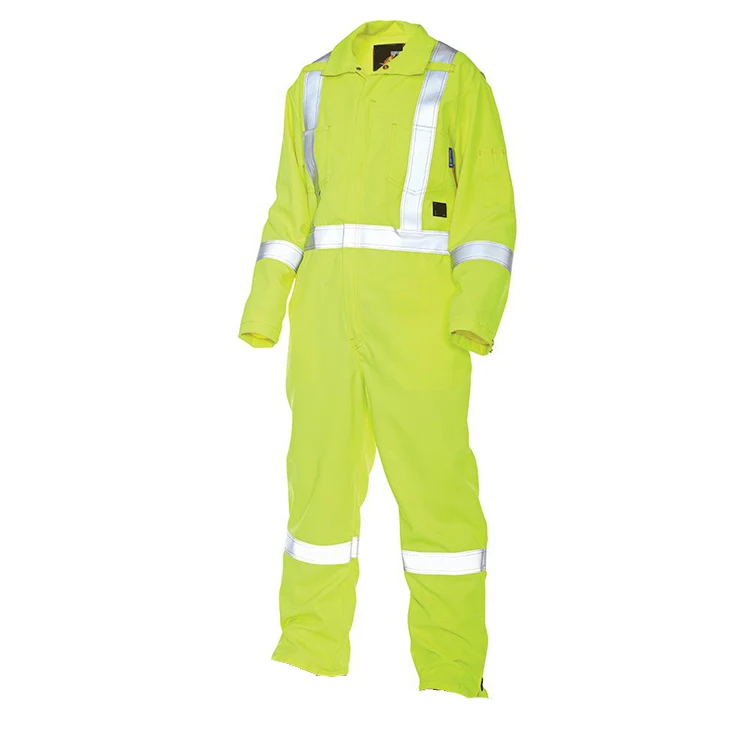 Wholesale Mechanic Worker Jumpsuit Fire Resistance One Piece Overalls Work Clothes for fireman