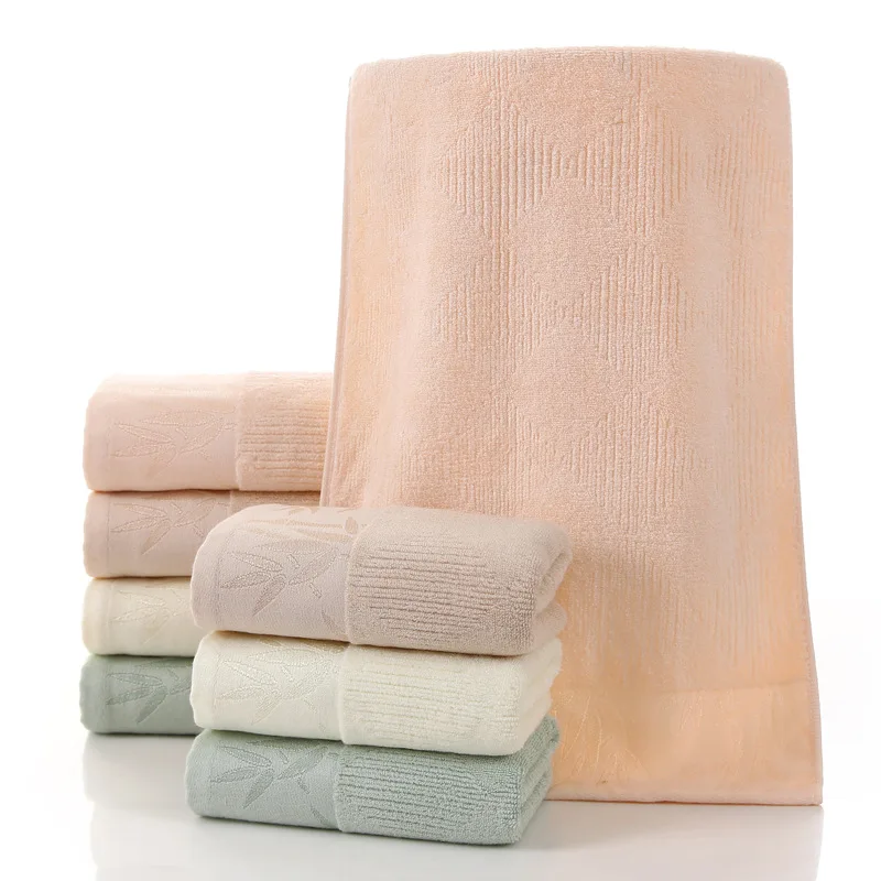 
direct factory buy bamboo towel with bamboo jacquard thick and soft high quality face wash towel no wool wholesale china product 