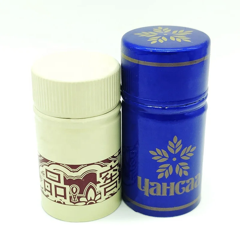 Custom Aluminum ROPP Non-Refillable Plastic Closure Secure Pilfer Proof Screw Caps For Vodka Bottle