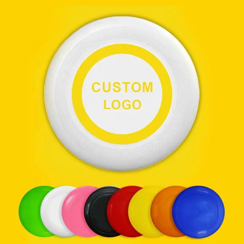 Wholesale PE Kids Flying Disc Circular Disc With Custom Logo Plastic Pet Dog Saucer Flying Disc Toy Outdoor Playing Lawn Game