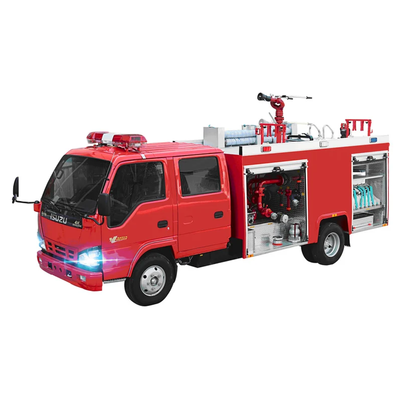 Isuzu Fvr Water Tender Rescue Japan Fire Truck 4x4