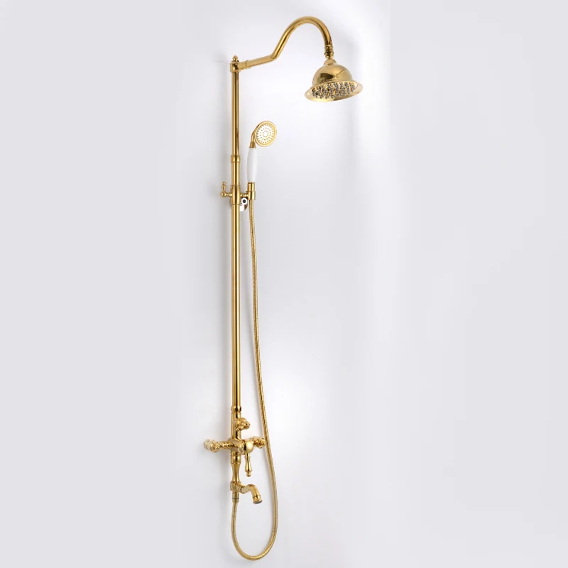 
2059g 97*45*18.5cm Bathroom rainfall square safety wall mounted Sprayer Delta Shower Faucet Sets 