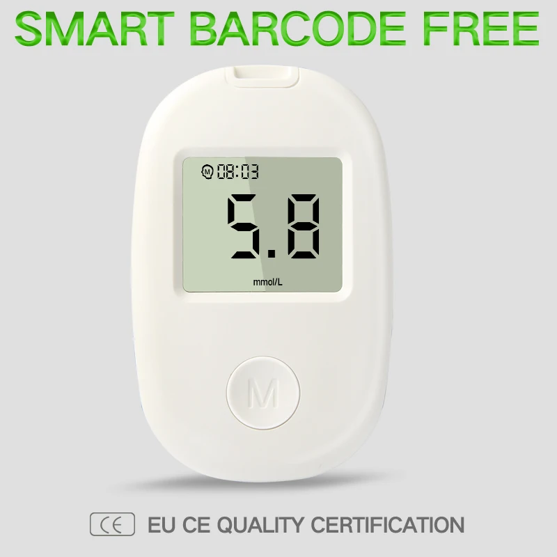 Portable Blood Glucose Meter Home Use Blood Sugar Tester Machine Household Digital Glucose Meter with Test Strip