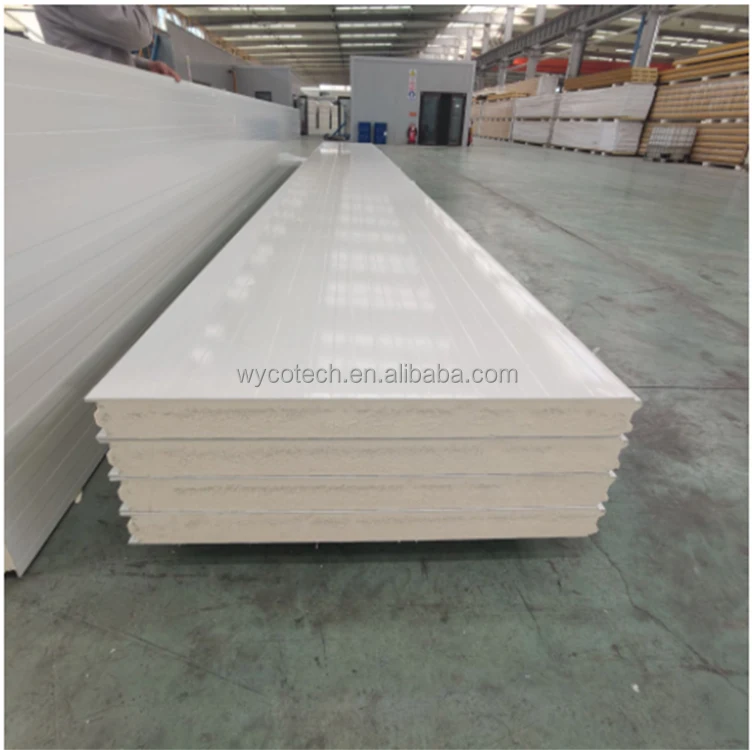 40mm Polyurethane Sandwich Panel with 0.4 mm & 0.45 mm Aluminium Insulation Materials  for cigar room House Wine Cellar Cooler
