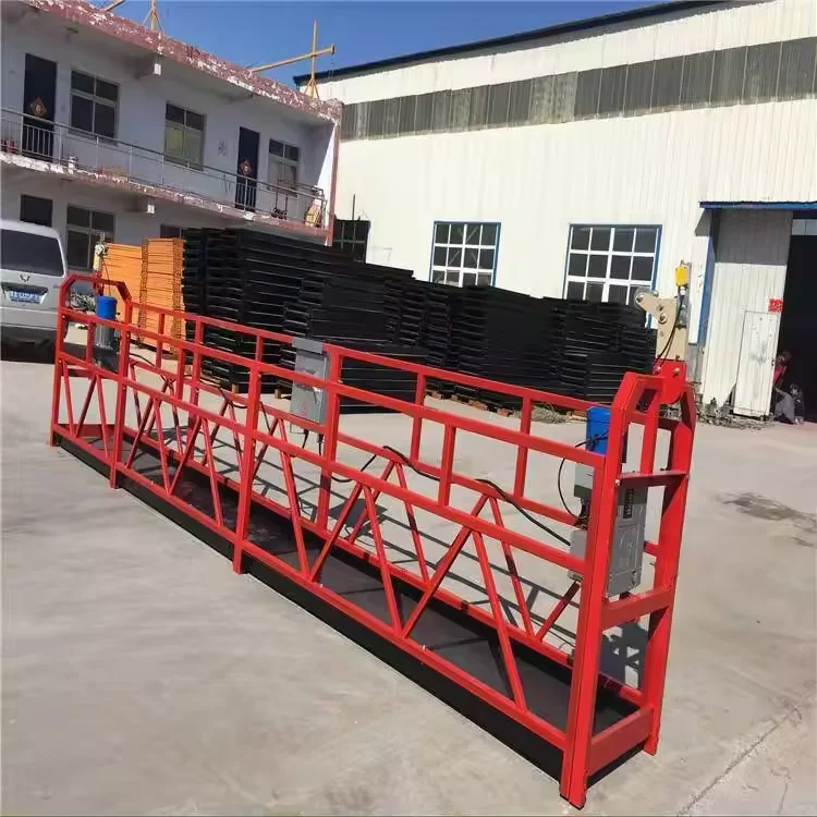 100M/150M/200M Working High-Altitude Work Scaffolding Construction Wall Gondola For Multihead Weigher