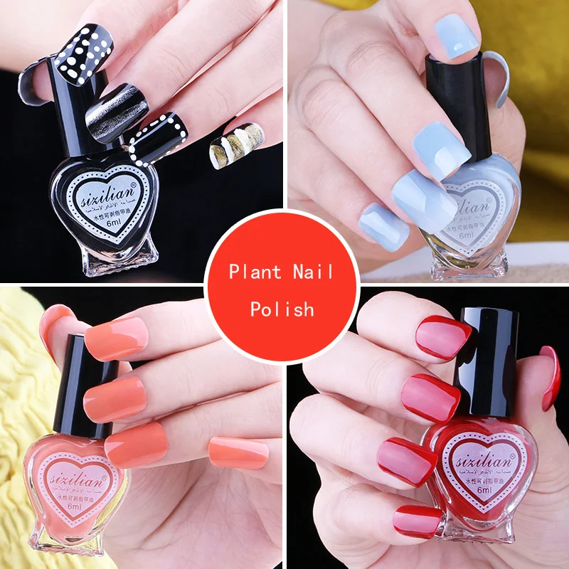 Private Label Children Non-Toxic Long Lasting Nail Polish Nail Peelable Water Based Permeable Breathable Nail Polishes