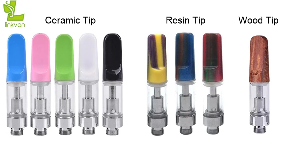 
1 ml 0.5 gram empty vape pen ceramic 510 vaporizer oil tank cell cbd cartridge no leaking for thick oil electronic cigarette 