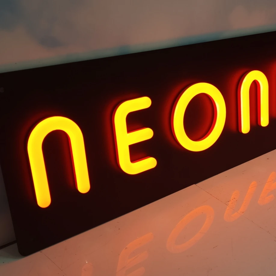 space girl led neon sign canvas neon sign