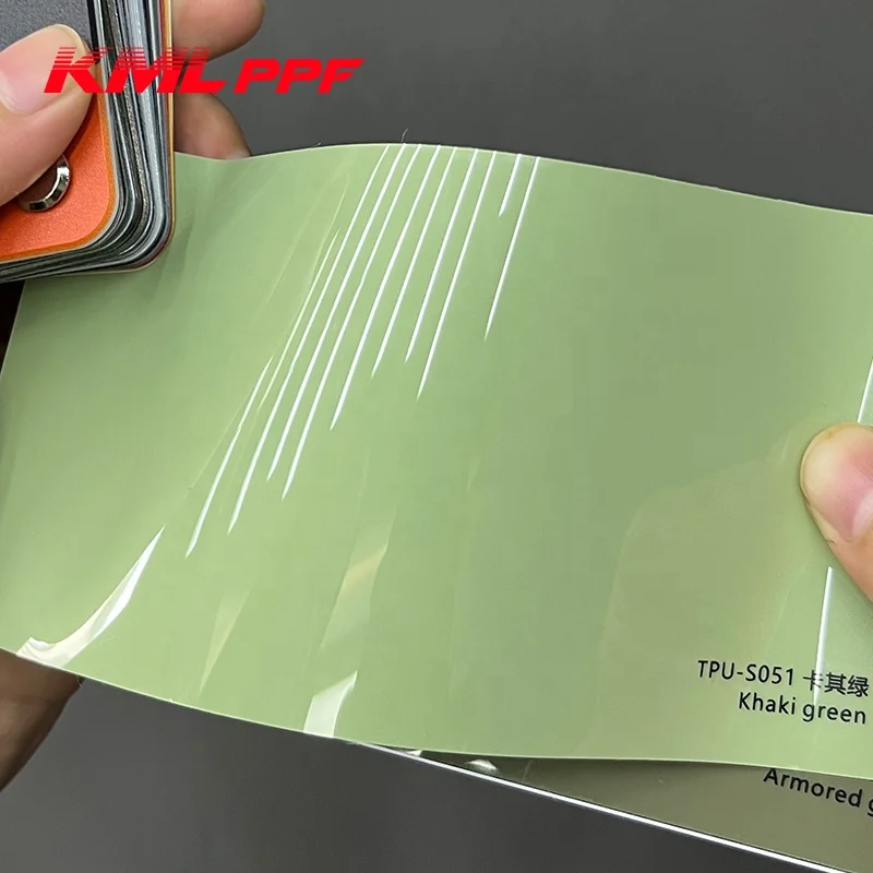 TPU KHAKI GREEN TPU PAINT PROTECTION FILM 1.52*15M INSTANT HEALING COLOR PPF FILM