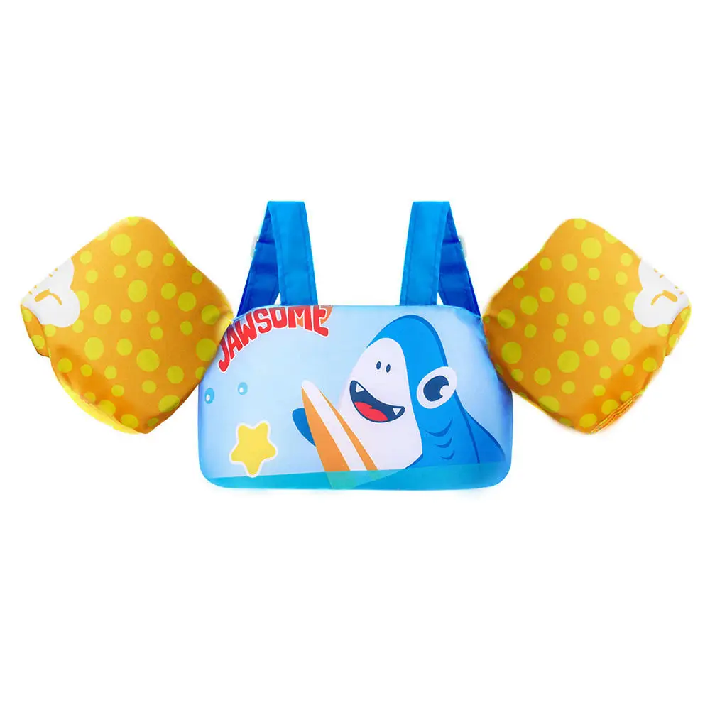 Customized logo Toddler Kids Swim Vest With Shoulder Strap - Float Swimwear For Girls & Boys, Beach Pool Kids Swim life vest