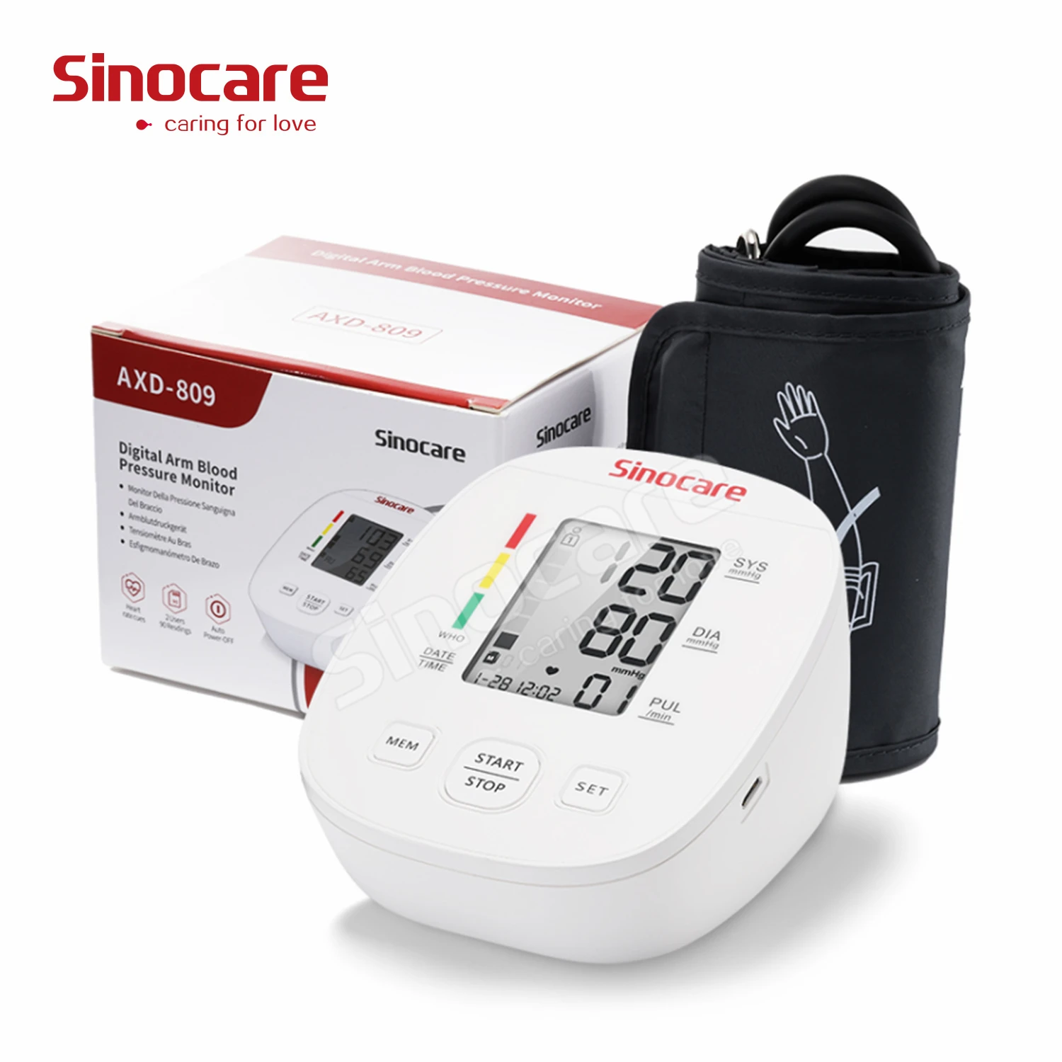 Sinocare Prices Sphygmomanometers Digital Blood Pressure Meter Buy Blood Pressure Machine Bd Price Blood Pressure Monitor