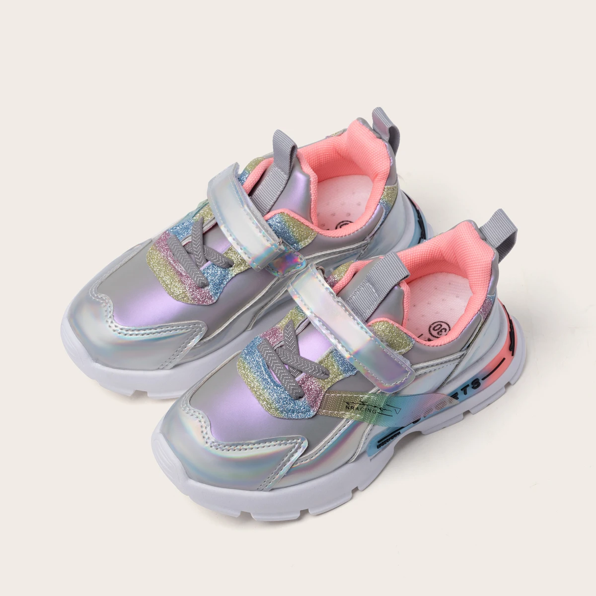 High quality 2021 colorful plush little girl baby shoes kids sneakers