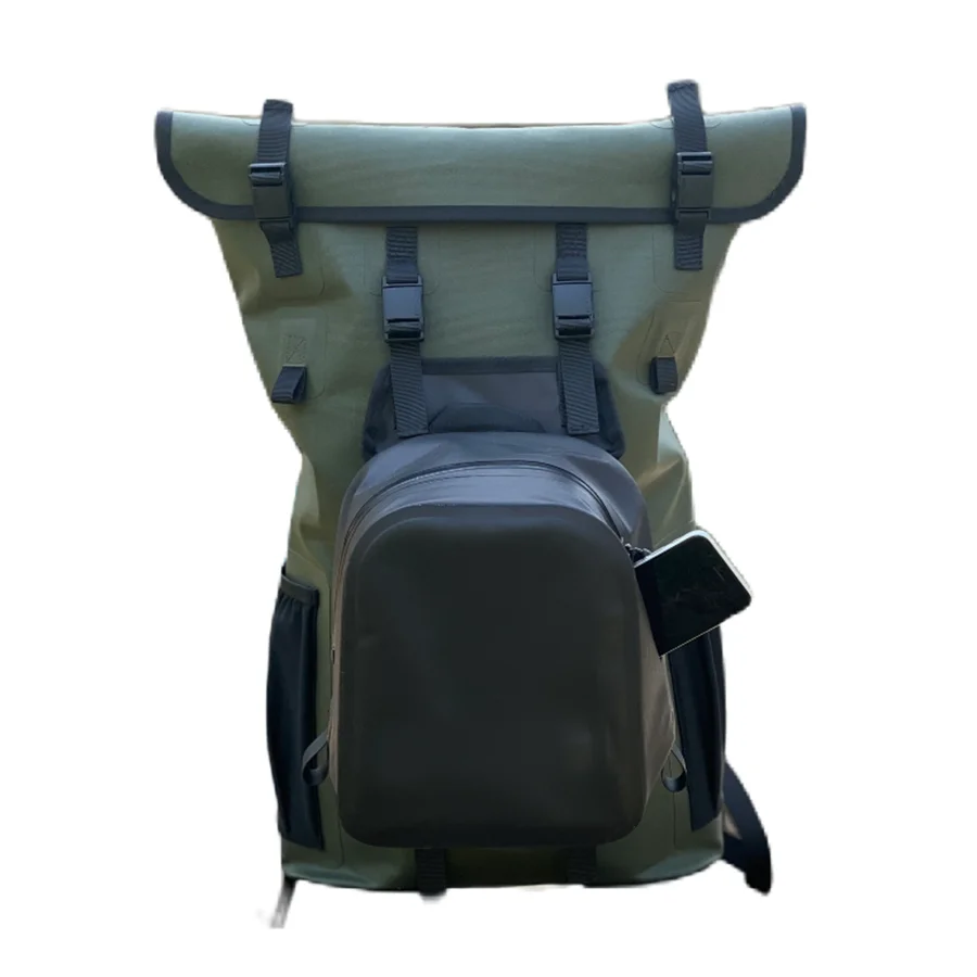 Верхней части крена напольного спорта сплотка пакета ТПУ защиты фабрики рюкзак оптовой прочной материальной сухой водоустойчивый с небольшим мешком