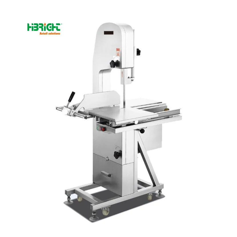 1100w Floor Model Electric Butcherfood Processor Machinery Meat Cutting Bone Saw Machine