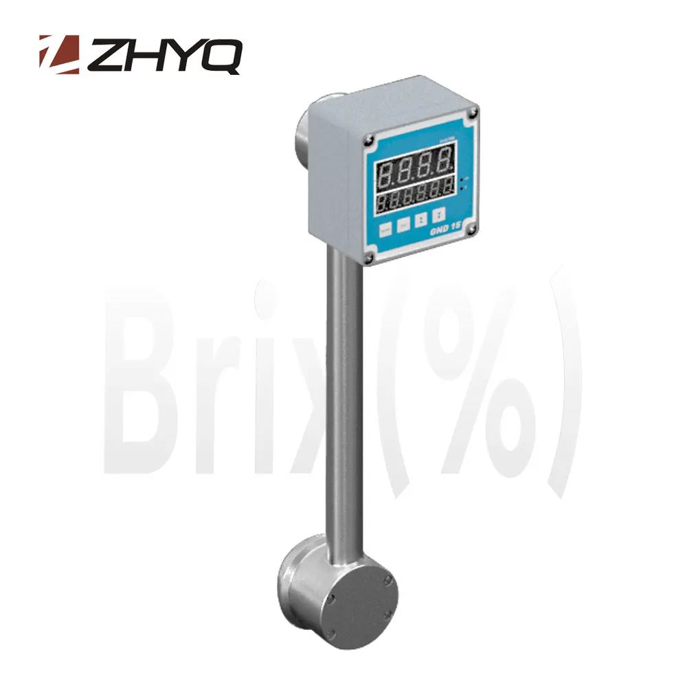 ZHYQ China manufacturer price automatic index measurement digital industrial immersion insertion brix meter