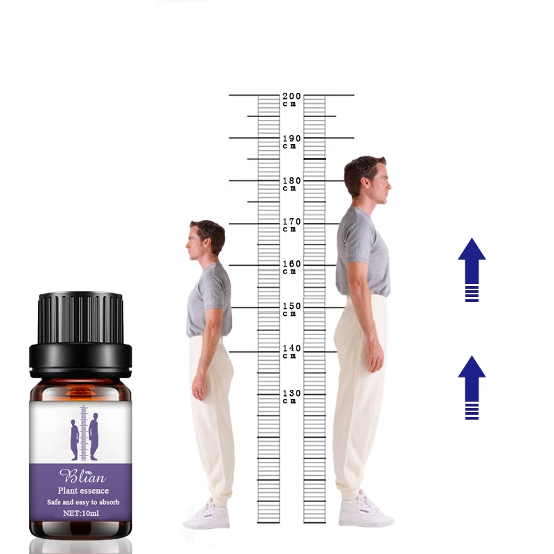 Private Label Organic Vegan Pure Essential Oil Foot Health Skin Care Promote Height Increasing Bone Growth Oil