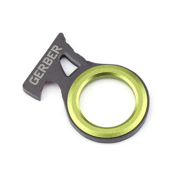 Outdoor Camping Hiking Survival Single Finger Sharp Cut Rope Buckle Keychain Knife EDC Tool