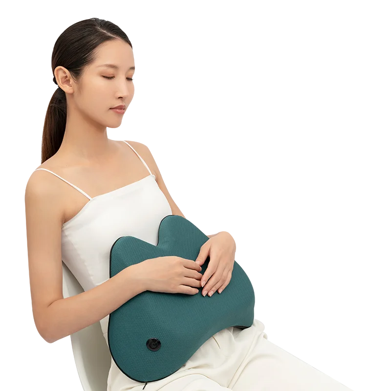 Factory wholesale price hot sale mini portable try head neck back relaxation heated soft bag electric shoulder massager.