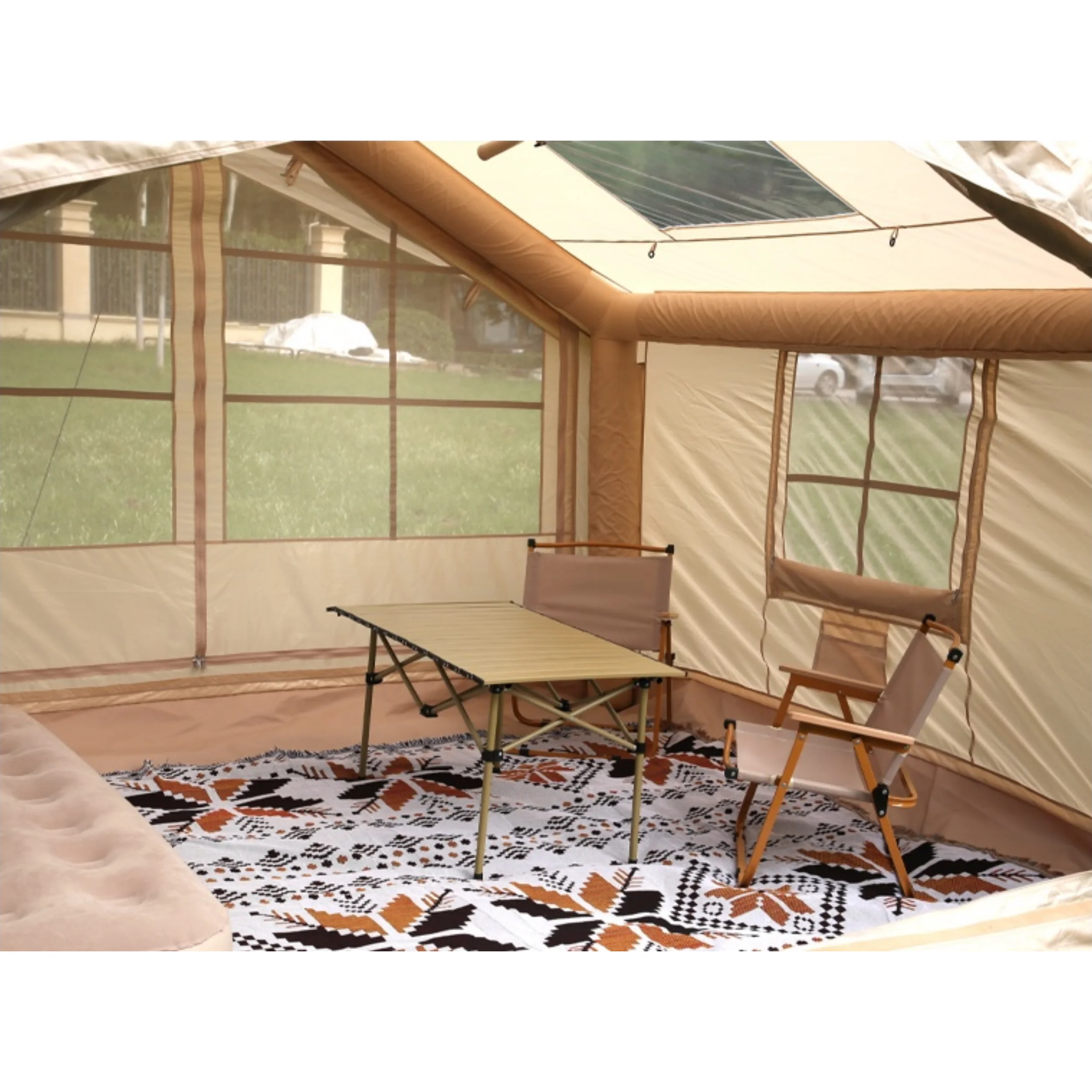 8-10 person air house tent custom 12 square meter outdoor inflatable pop up family kids portable waterproof camping picnic party