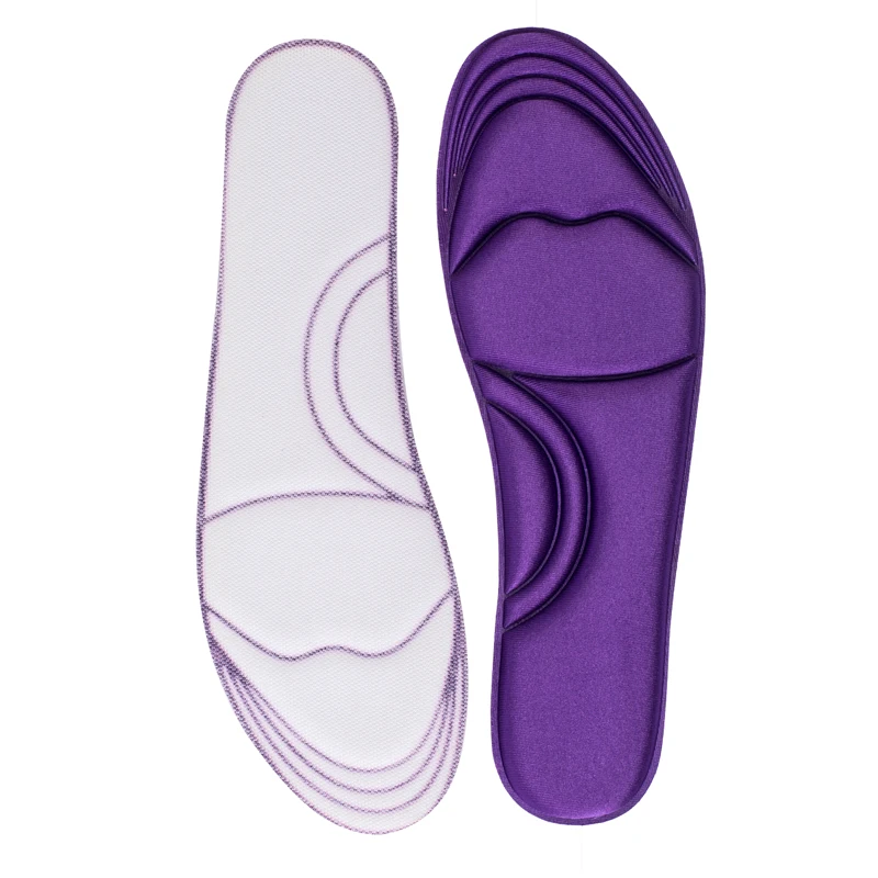 memory foam insoles for basketball shoes Pad OEM Custom Memory Foam foot Care Comfortable Shoe Insole plantilla de memory foam