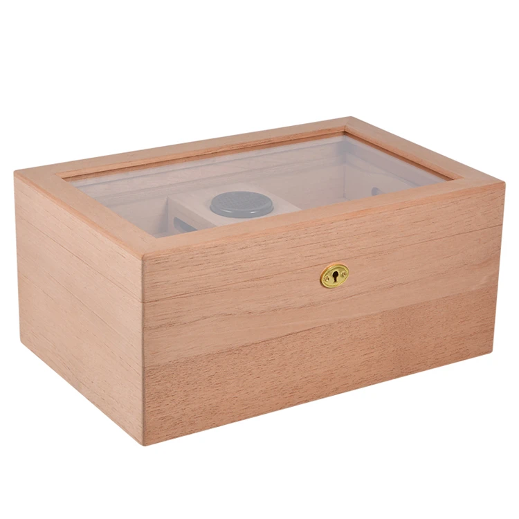 Hot Sale Cigar Humidor Cabinet Small Empty Wooden Cigar Gift Box cigar Humidor