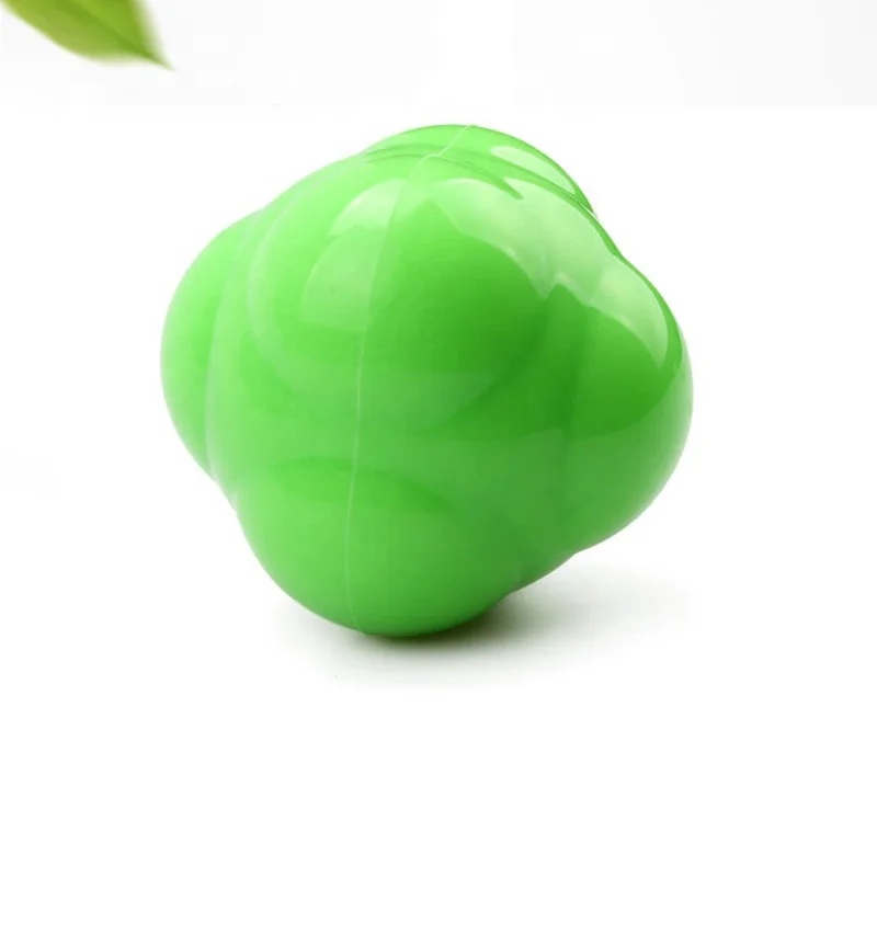 Exercise Sports Massage Football Speed Agility Training Custom Logo Hand Reflex Silicone Hexagon Hex High Reaction Bouncing Ball