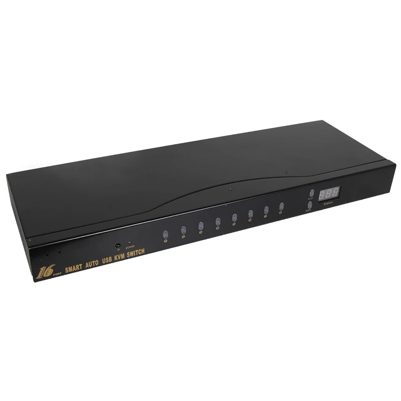 VCOM 1080P FHD USB VGA KVM Switch 16 In 1 with IR Remote Control VGA KVM Monitor Switcher Box