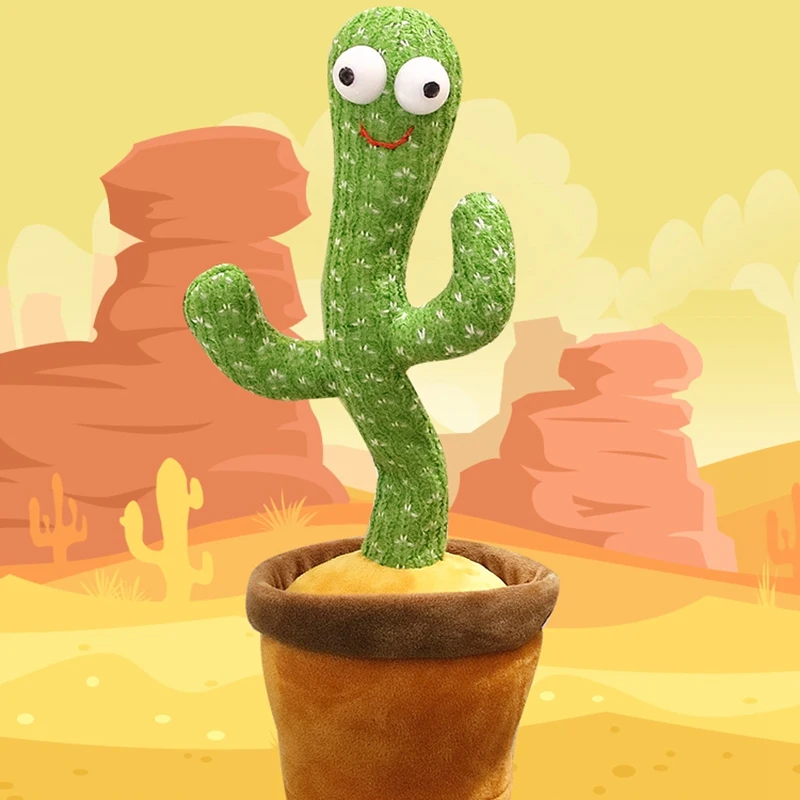 
Tik Tok Ins 2021 heap Cute 20cm Stuffed dancing cactus Toy Plush Toy Custom Saxophone Cactus Toys 