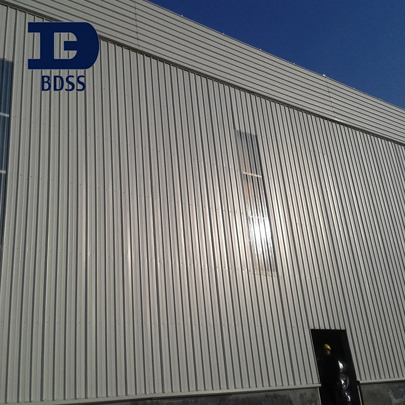 
Prefab Steel Structure Warehouse with Steel Column Purlin Rafter 