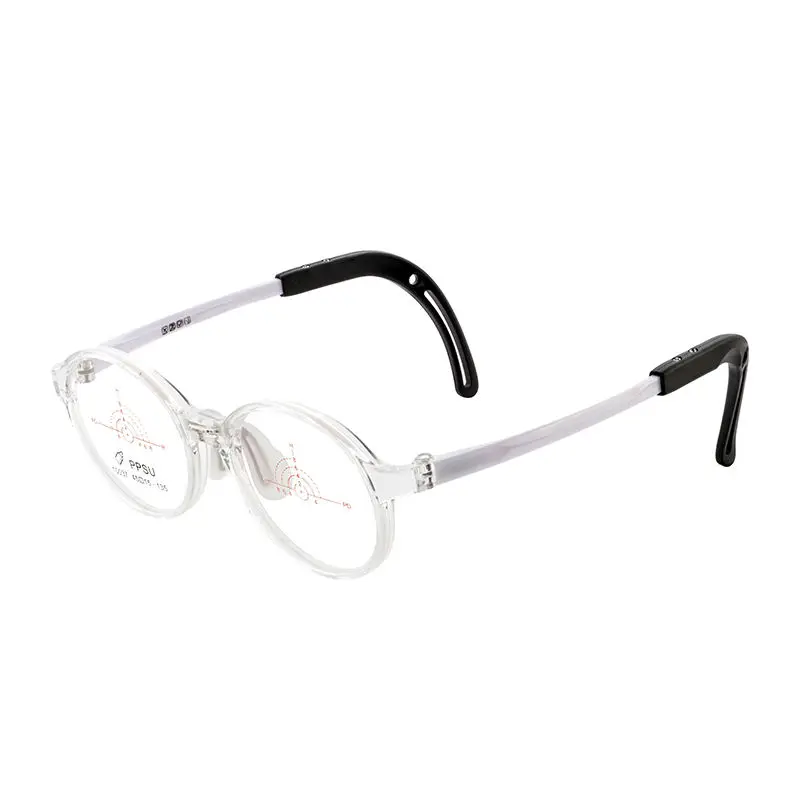 Wholesale New Style Eye Glasses PPSU Material Spectacles Custom Ultra-Light Flexible Kids Optical Eyeglasses Frame