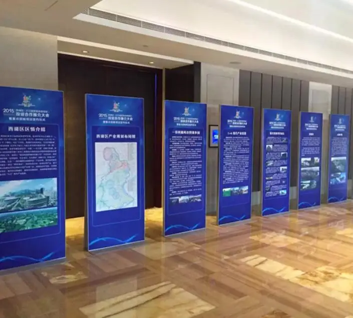 Advertising Display Racks Showing stand Indoor/outdoor  display stand 160cm height and 60cm wide wedding decoration