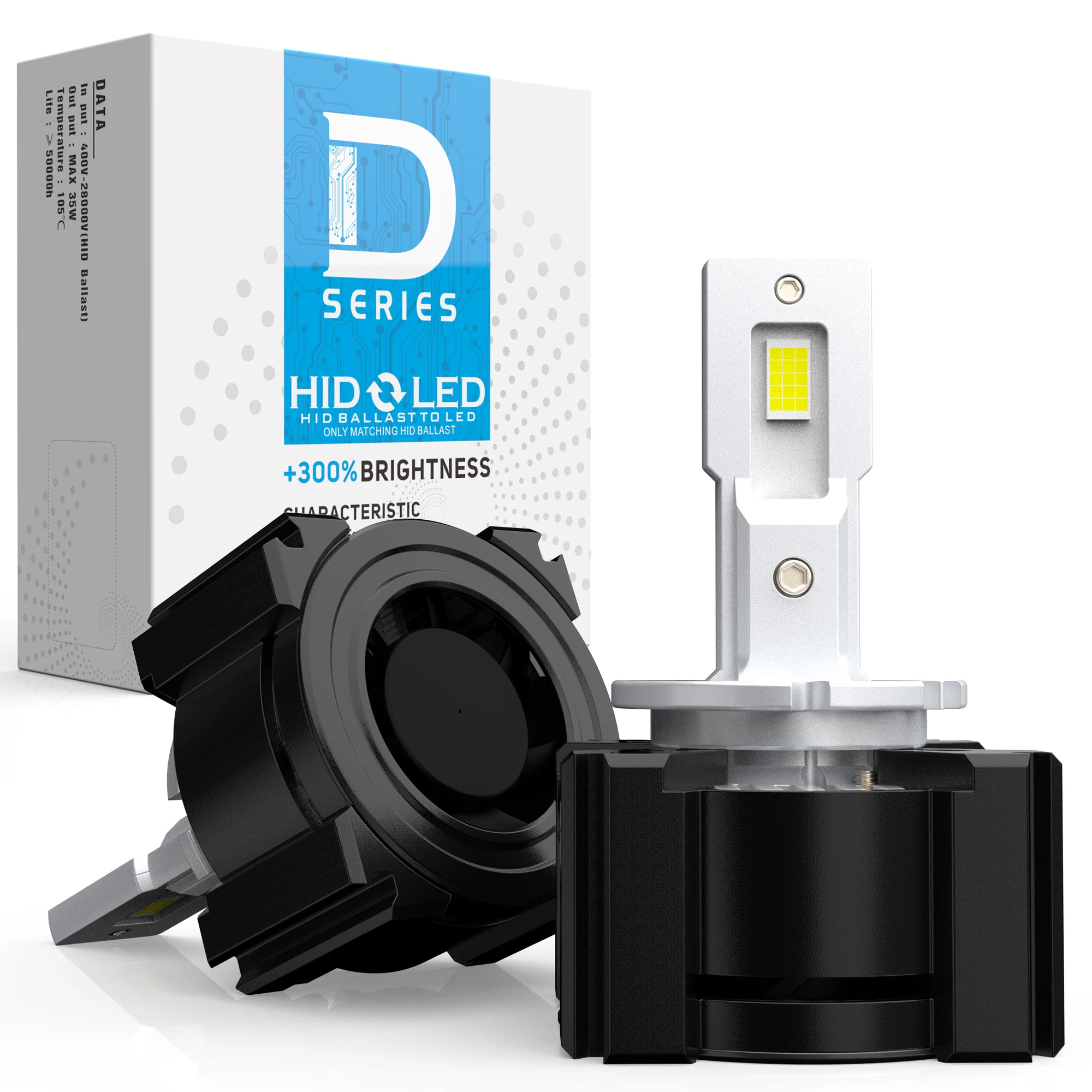 d1s led headlight 35w 55w  d series turbo kit car light bulb 10000lm super bright halogen & xenon headlights