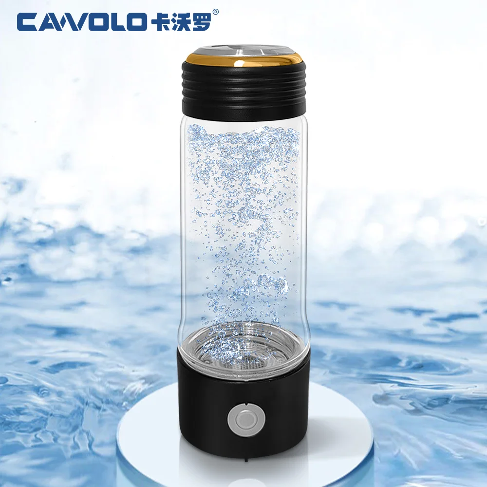 Portable Hydrogen Water Bottle Generator Spe Pem 400ml Hydrogen Water Maker Hydrogen and oxygen separation h2 Rich Water Cup