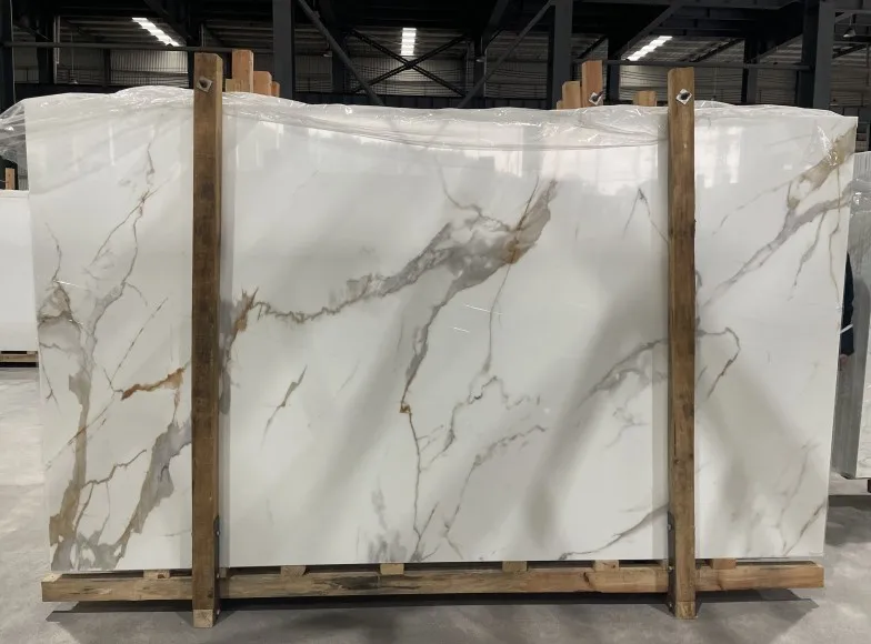 China Artificial Marble Slabs Artificial Nano Marmoglass Slab Nano White Artificial Marble Slab