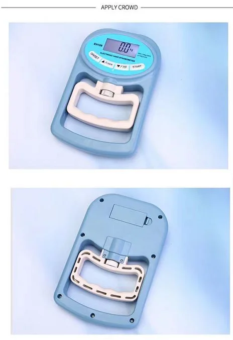 0-120KG/264LB Digital LCD USB Hand Grip Power Measurement Strength Meter Muscle Developer for Body Building Gym Exercises