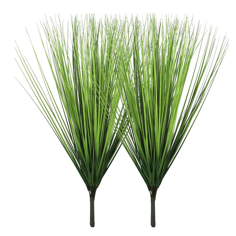 64cm Artificial Plants Onion Grass Greenery Faux Shrubs Plant Wheat Grass for Home Indoor Outdoor Decor