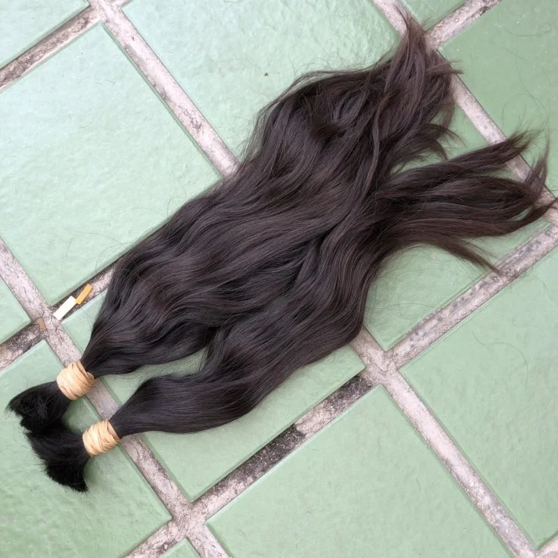 Rawhairvietnam double drawn bulk straight hair Vietnamese human hair