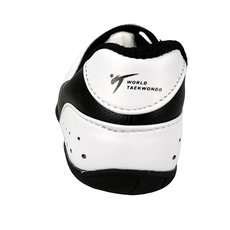 Woosung sample free shipping  hot sale leather kwon  taekwondo spring kids shoe taekwondo pu shoe taekwondo