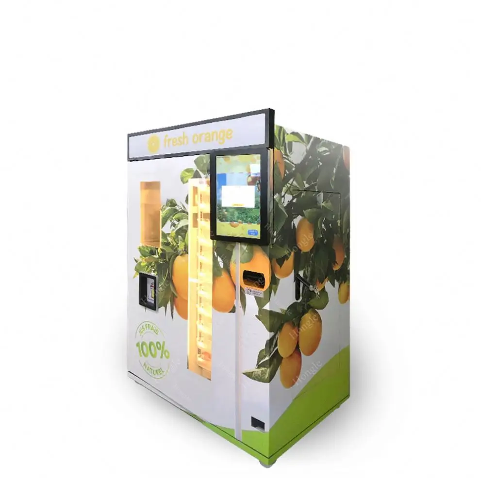2 Juicer Fresh Fruit Vending Machine