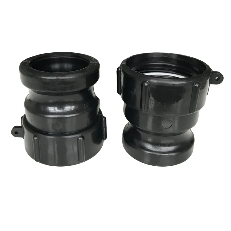 Factory 2inches Camlock Adapter Quick Coupling a Plastic China IBC TANK 2 Inch Male Reducing Black Round ANSI Fumaoxin Moulding