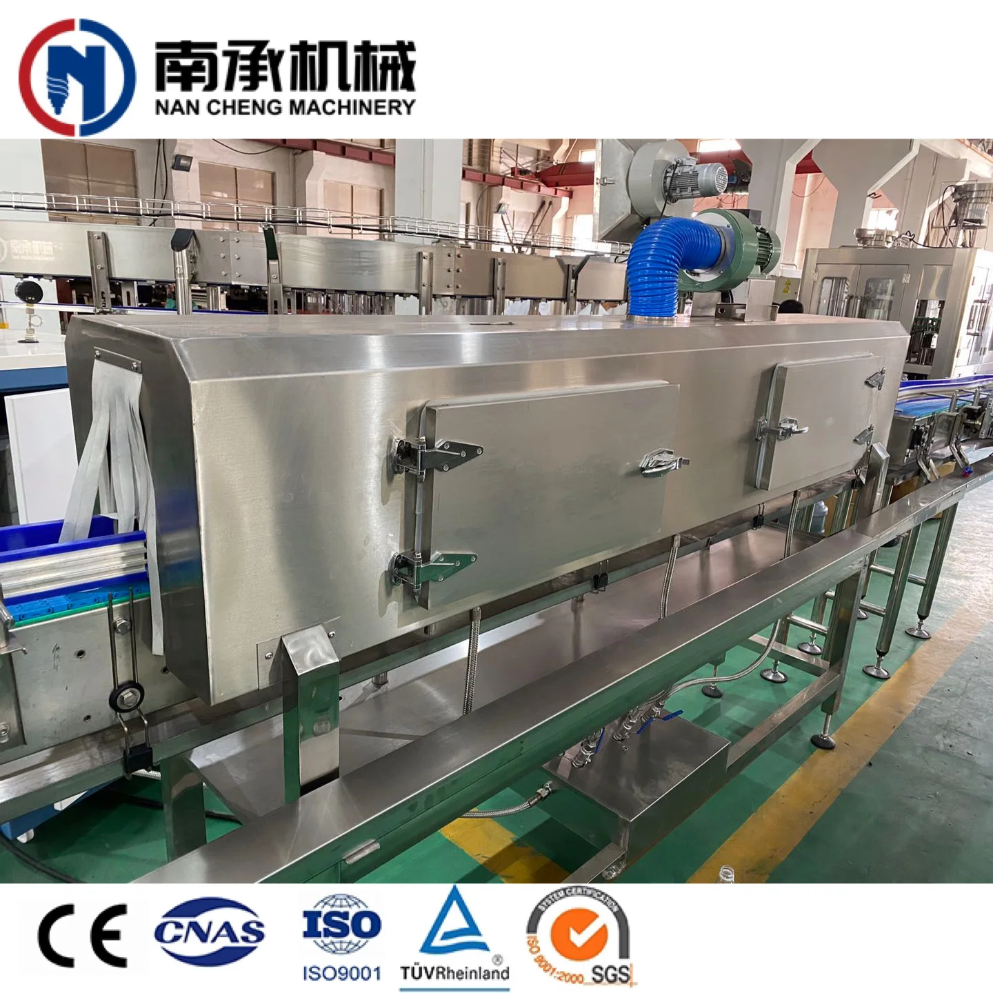 auto aerosol can shrink sleeve labeling machine