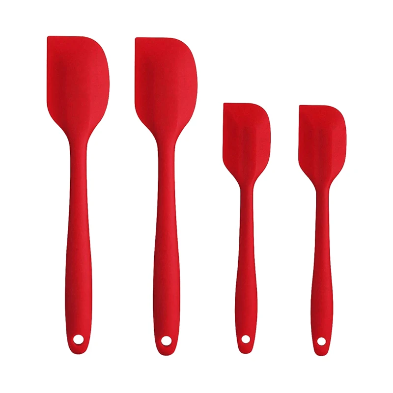 Набор профессиональных шпателей из пищевого силикона для приготовления пищи, выпечки и смешивания, термостойкая Антипригарная посуда