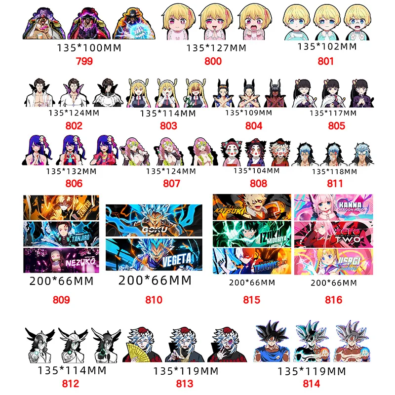 Waterproof Custom Stickers Hunter X Hunter 3D Anime Sticker Lenticular Motion Sticker for Car Laptop Refrigerator Decor