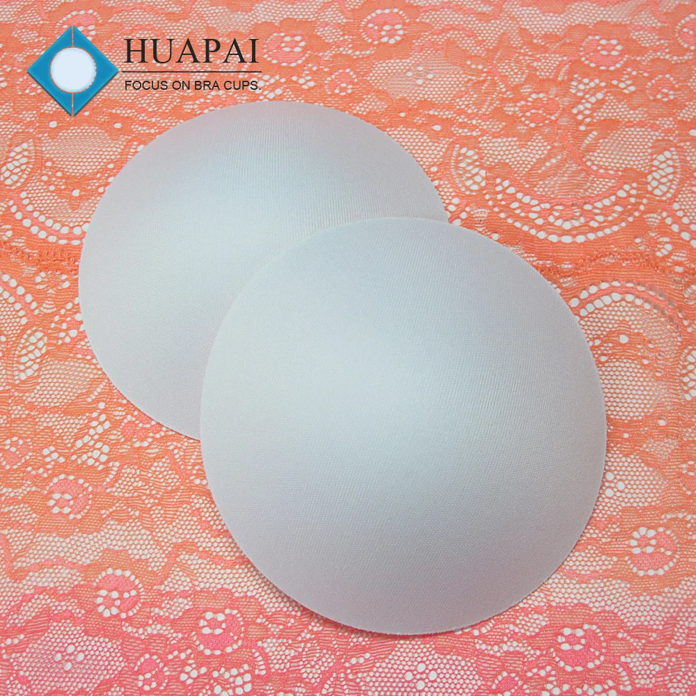 polyester circle sponge bra pad insert for sports bra