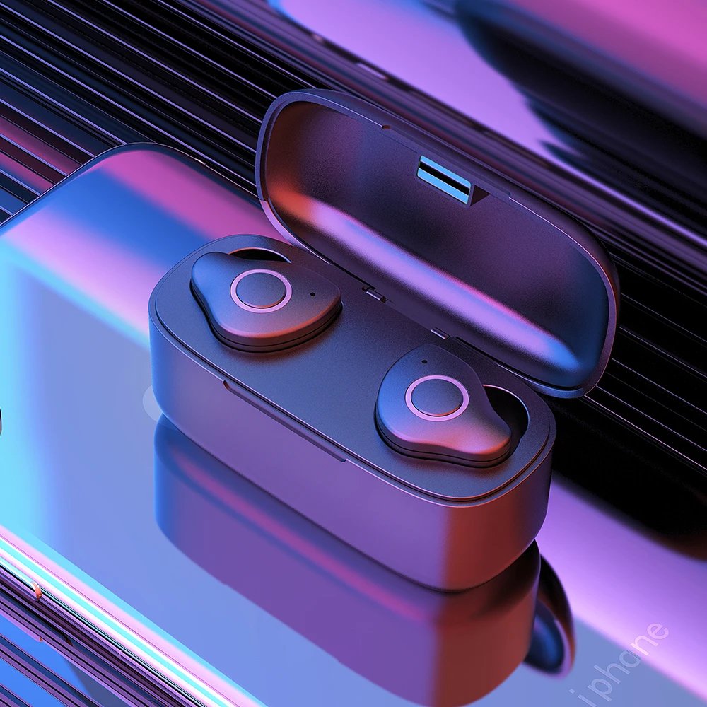  Новый мини 5 0 Ear Pods Смарт гарнитуры ушной телефон беспроводной EH302