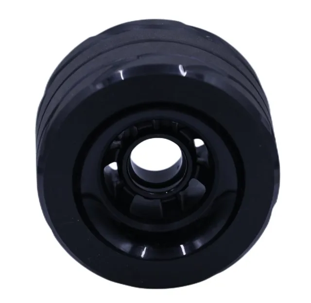 Factory Manufacturing Polyurethane Wheels 83A high hardness PU black longboard treadle wheel