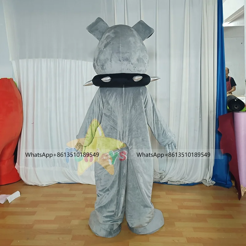 Funtoys Custom BullDog Cartoon Mascot Costume Plush Cosplay Character Halloween Christmas Fancy Dress For Adult MOQ 1 PIECE
