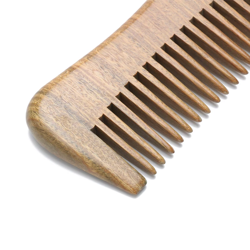 High Quality Handmade Personalized Bamboo Wood Beard Comb Bulk Natural Wooden Comb